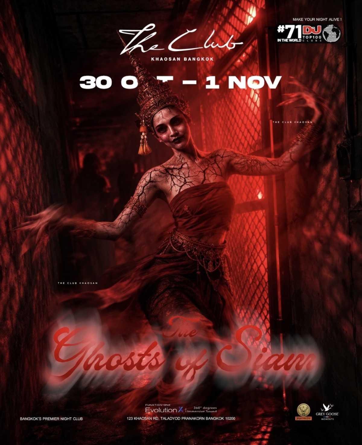 GHOSTS OF SIAM — HALLOWEEN AT THE CLUB KHAOSAN 👻🔥