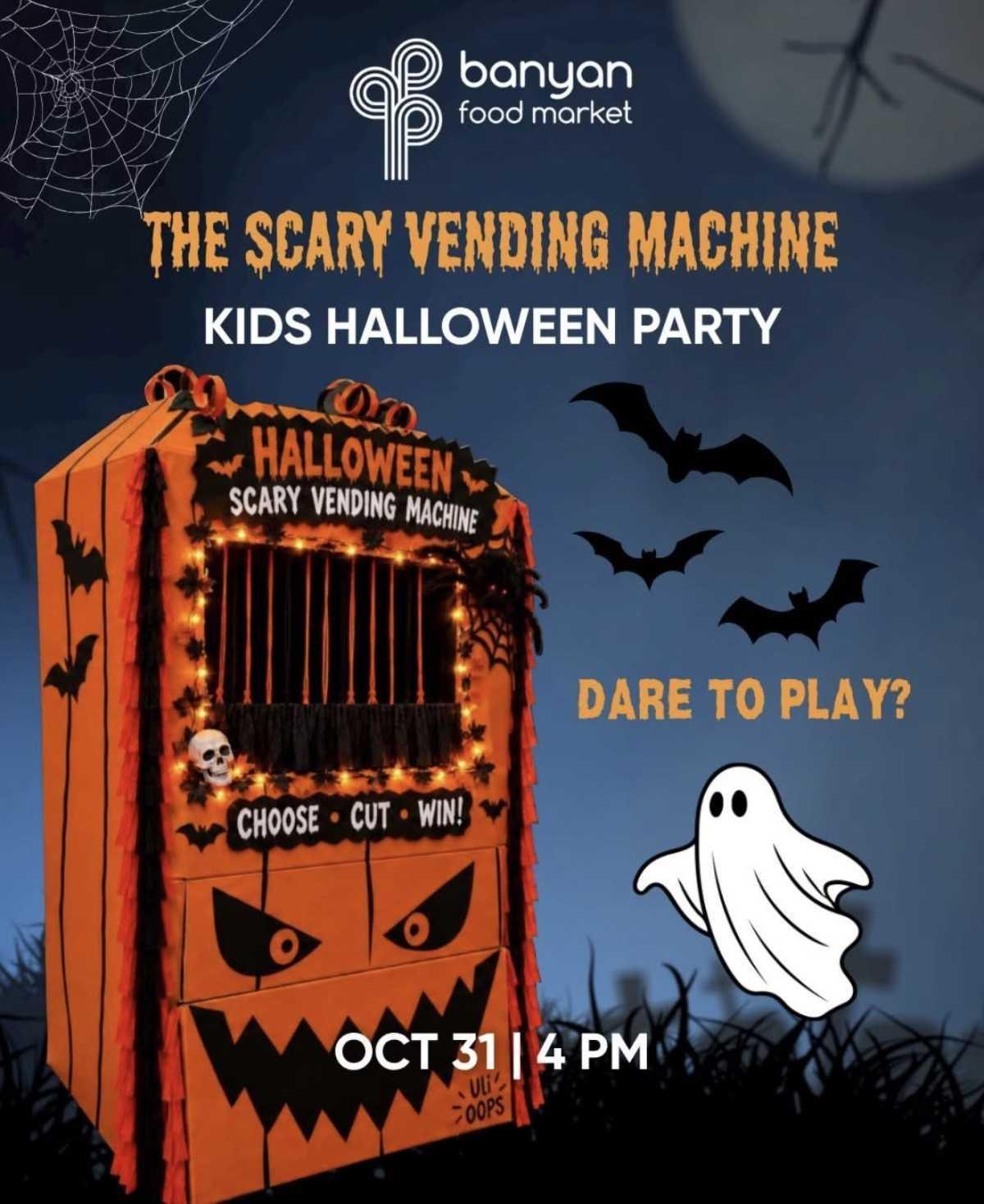 THE SCARY VENDING MACHINE – KIDS HALLOWEEN PARTY THE SCARY VENDING MACHINE – KIDS HALLOWEEN PARTY