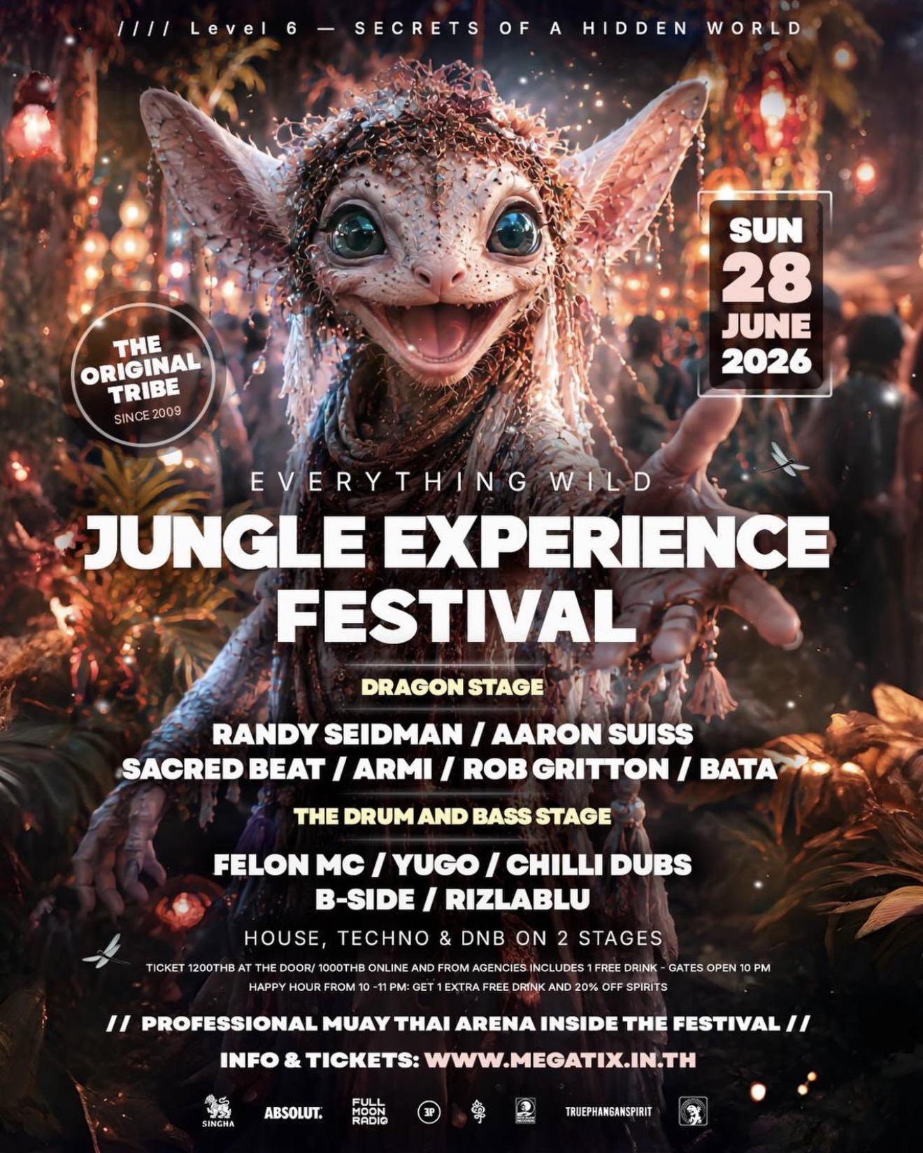 Jungle Experience Festival Koh Phangan | Jungle Rave & Music Festival