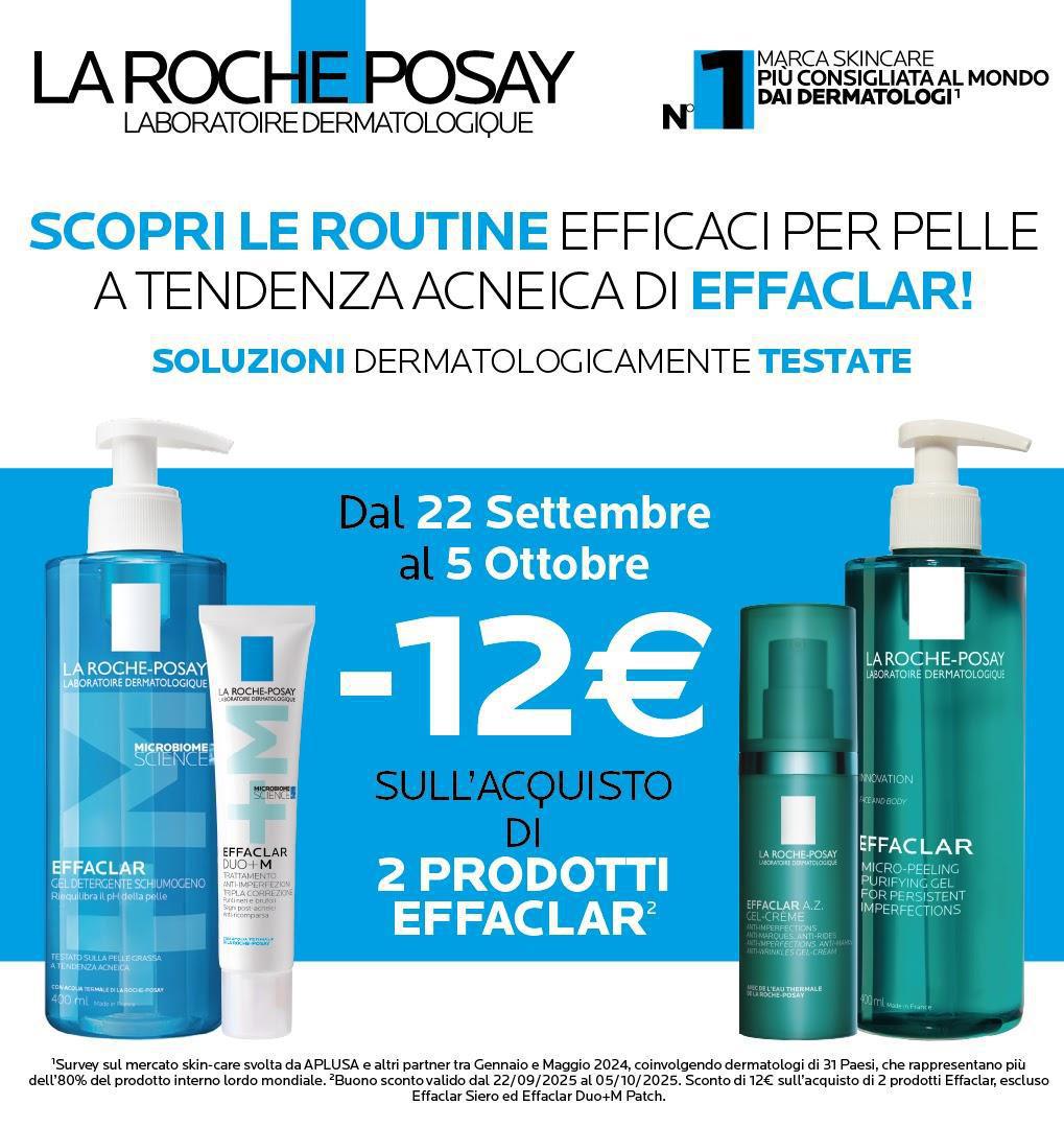 🔥 Promo speciale La Roche-Posay Effaclar! 🔥