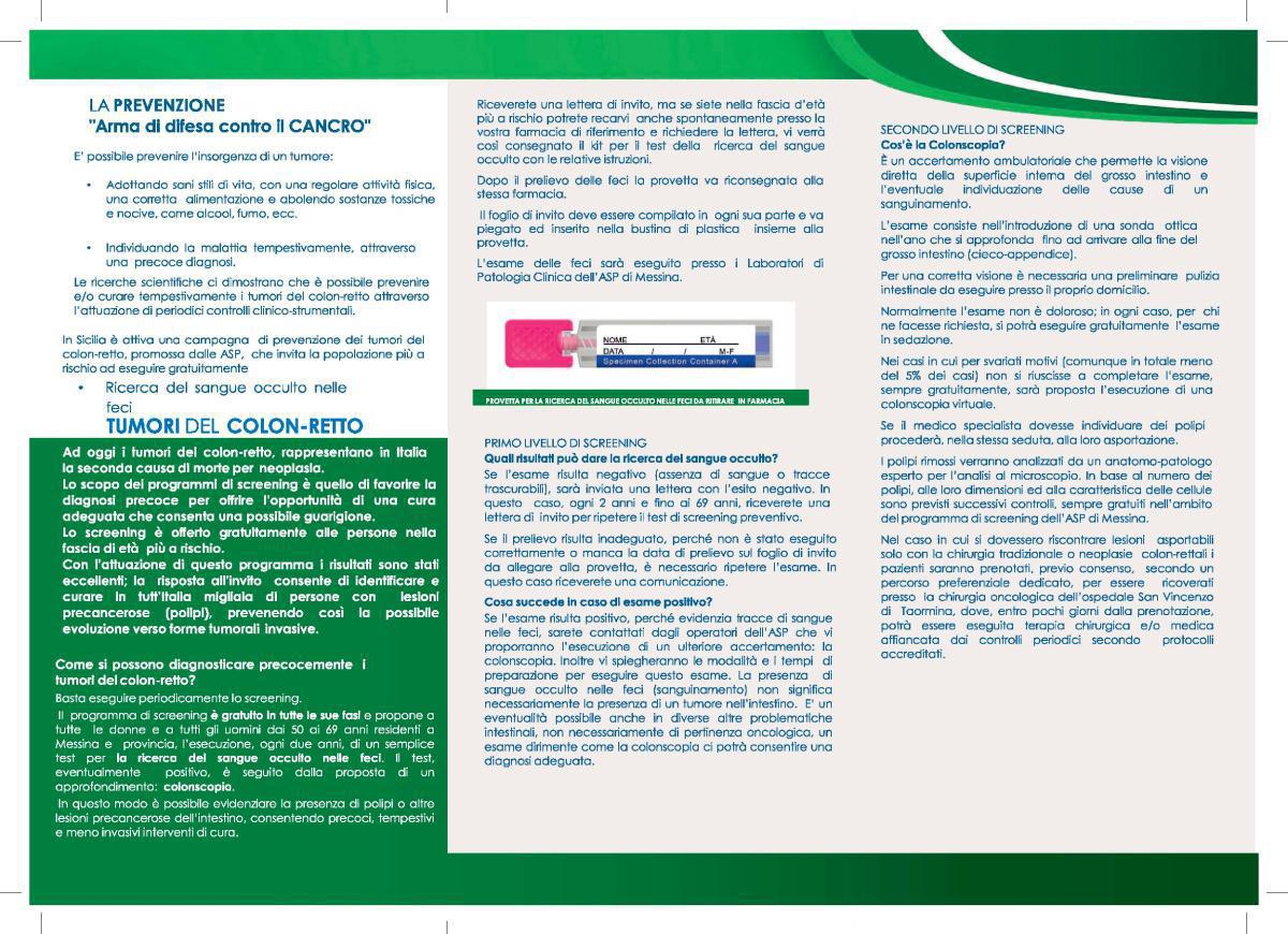 Screening tumore colon retto