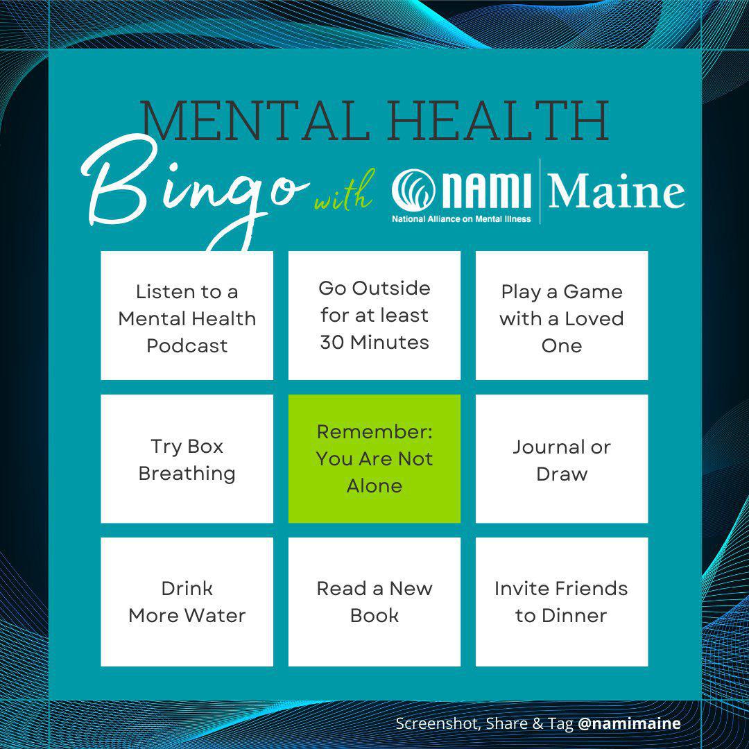 Mental Health BINGO