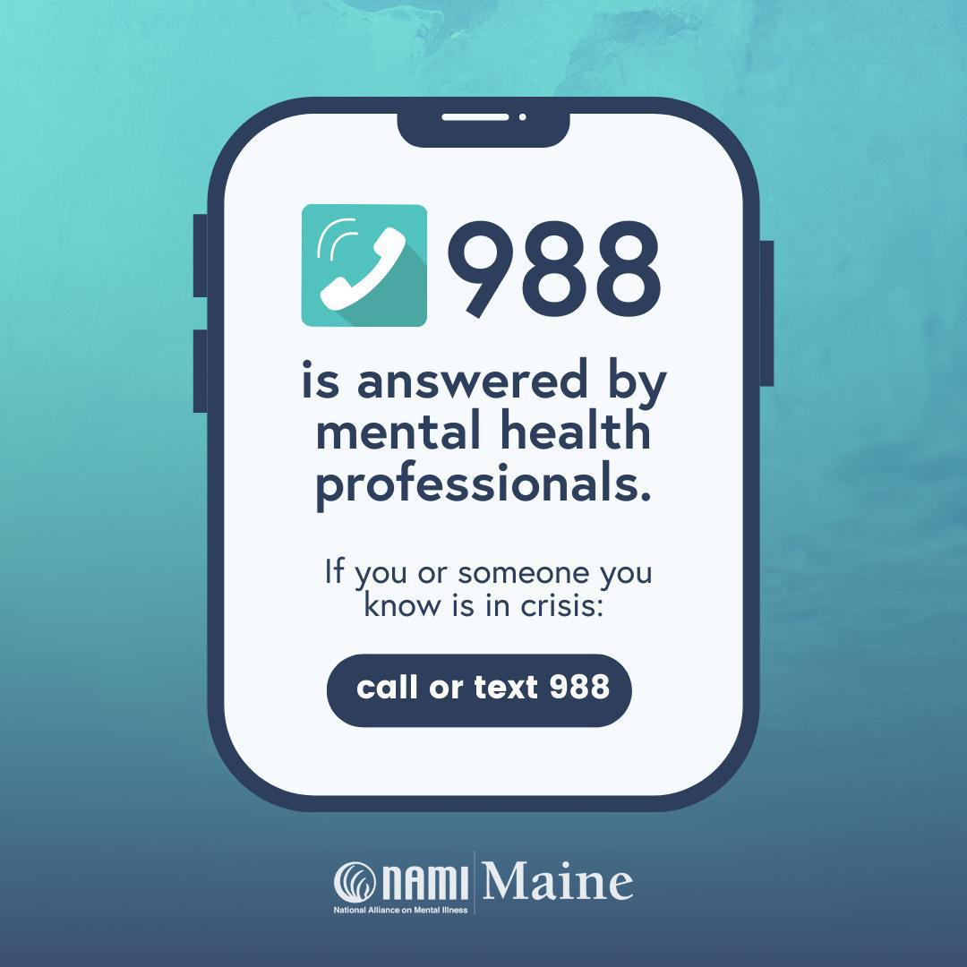 In Crisis? Text or Call 988