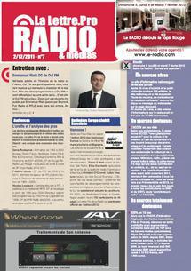 La Lettre Pro de la Radio n°7 vient de paraître