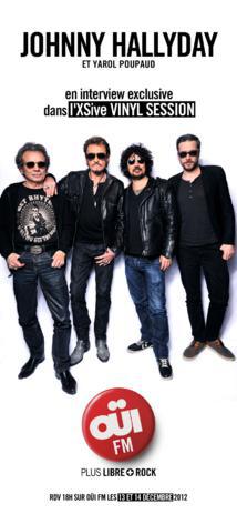 OÜI FM reçoit Johnny Hallyday