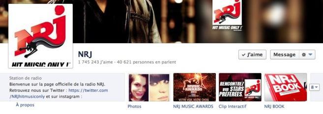 1 million de followers pour NRJ