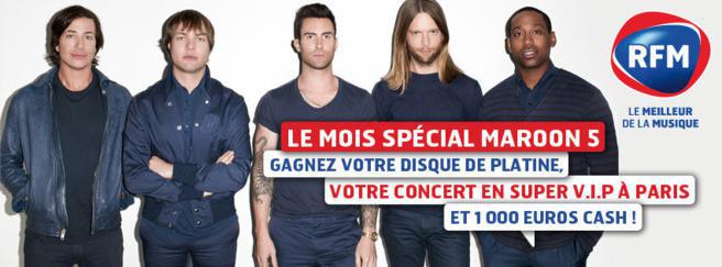 Le mois Maroon 5 sur RFM