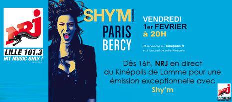 NRJ Lille reçoit Shy'M