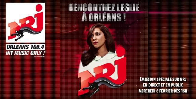 Leslie sur NRJ Orléans