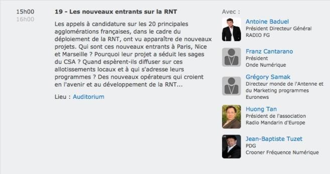 Coup d'envoi du salon Le RADIO