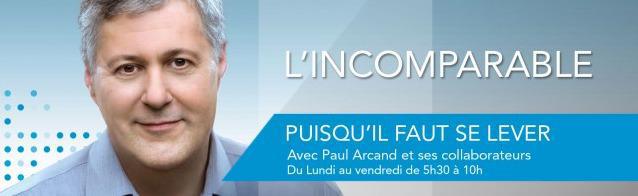 Paul Arcand l'animateur le plus écouté à Montréal et au Québec