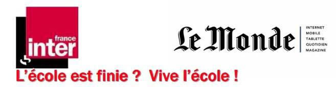 Vive l'école sur France Inter