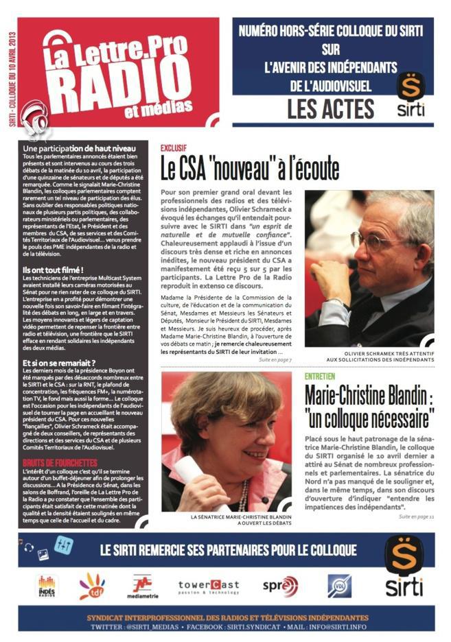 Vidéo - SIRTI - Colloque - Débat 1