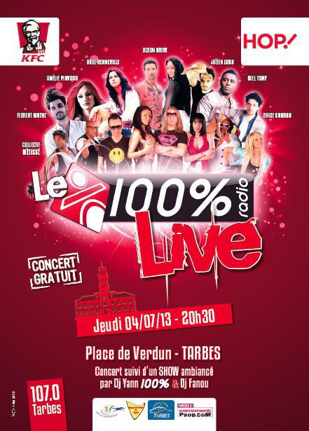 100 % live à Tarbes