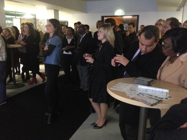 Hier soir à la Maison de la Radio lors de la remise des Prix URTI