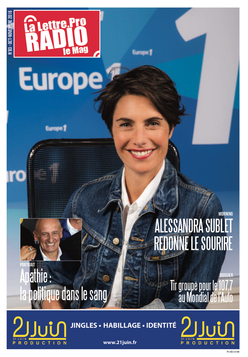 La Lettre Pro de la Radio n° 83 vient de paraitre
