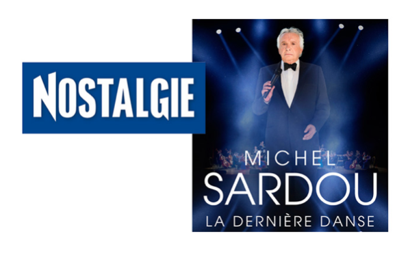Nostalgie partenaire officiel de la tournée de Michel Sardou