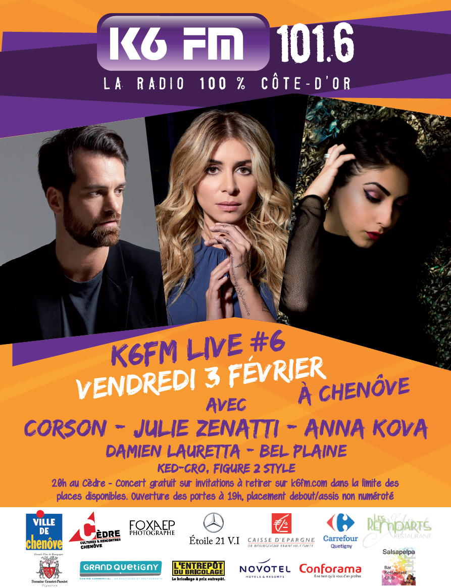 K6FM Live pour la première fois à Chenôve