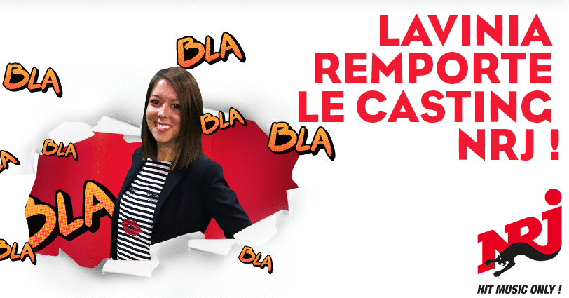 Lavinia remporte le casting des animateurs NRJ 2017