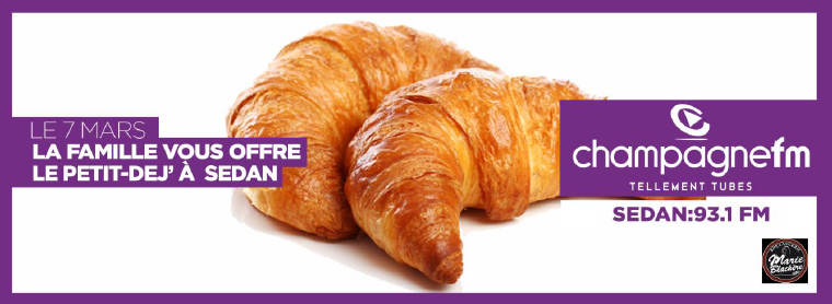 Champagne FM offre le petit déjeuner