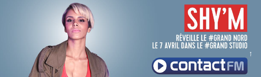 Shy'M va réveiller les auditeurs de Contact FM