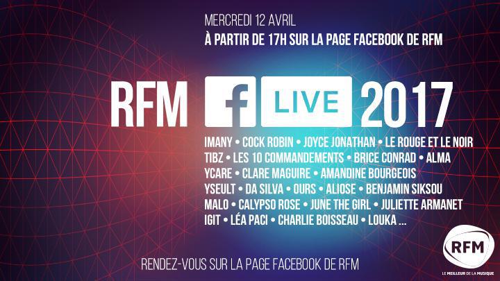 RFM Facebook Live : 20 artistes et 5 heures de concert
