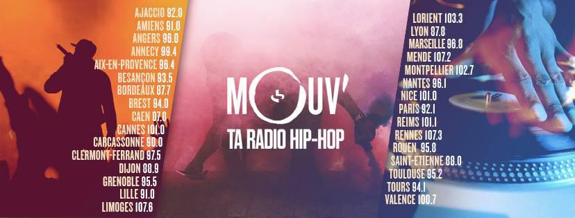 Mouv’ en direct de 5 villes pour un multiplex 100% Hip Hop