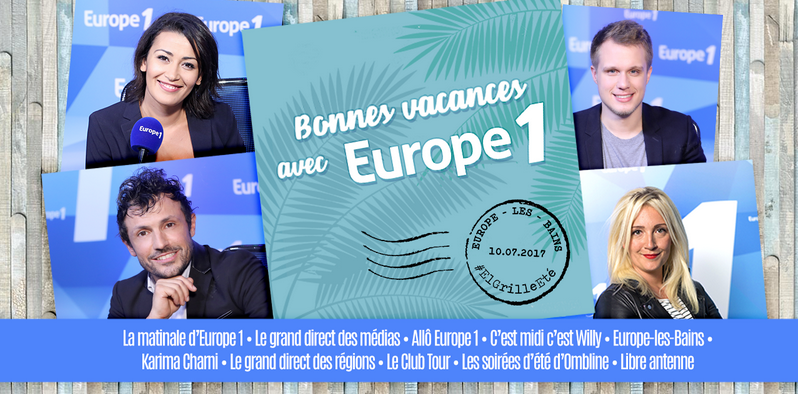 C'est l'été jusqu'au 27 août sur Europe 1