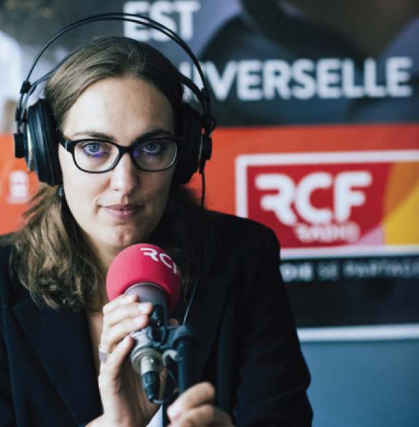 À 8h10, les auditeurs auront rendez-vous avec Stéphanie Gallet et son "Grand Invité" © Denis Meyer Hans Lucas