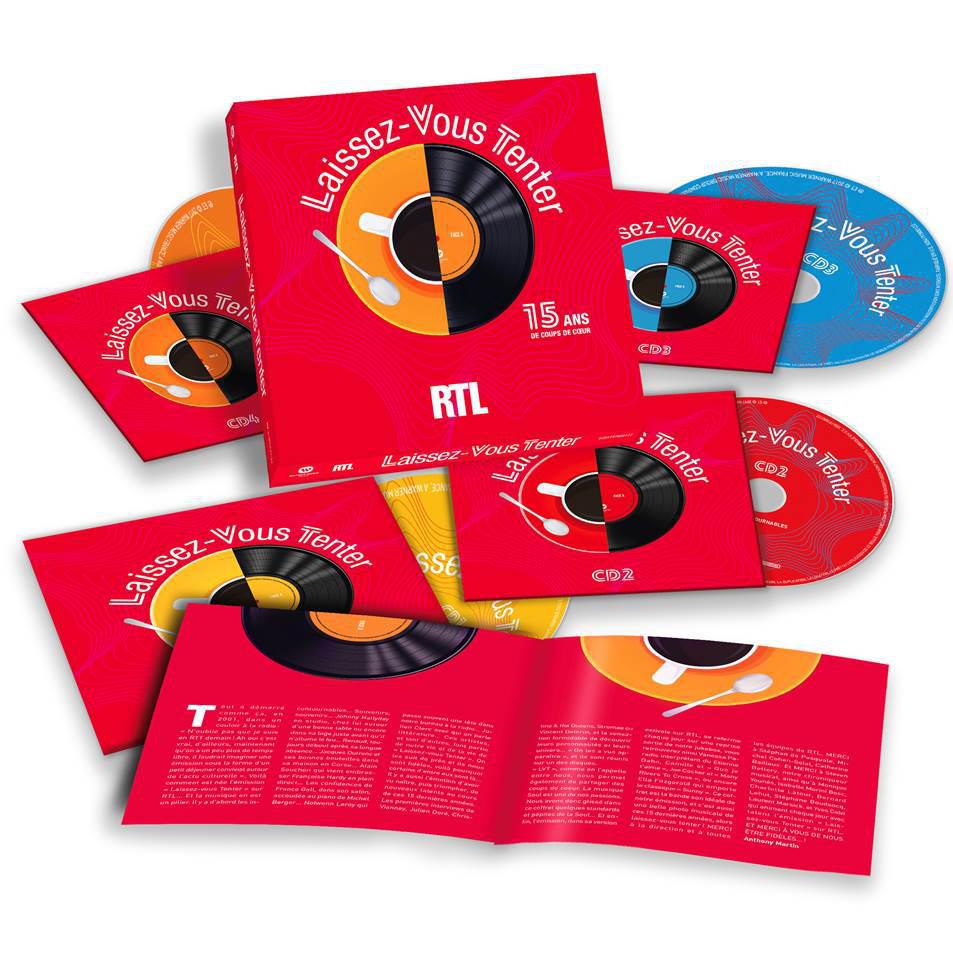 RTL : l'émission "Laissez-vous Tenter" dans un coffret de 4 CD