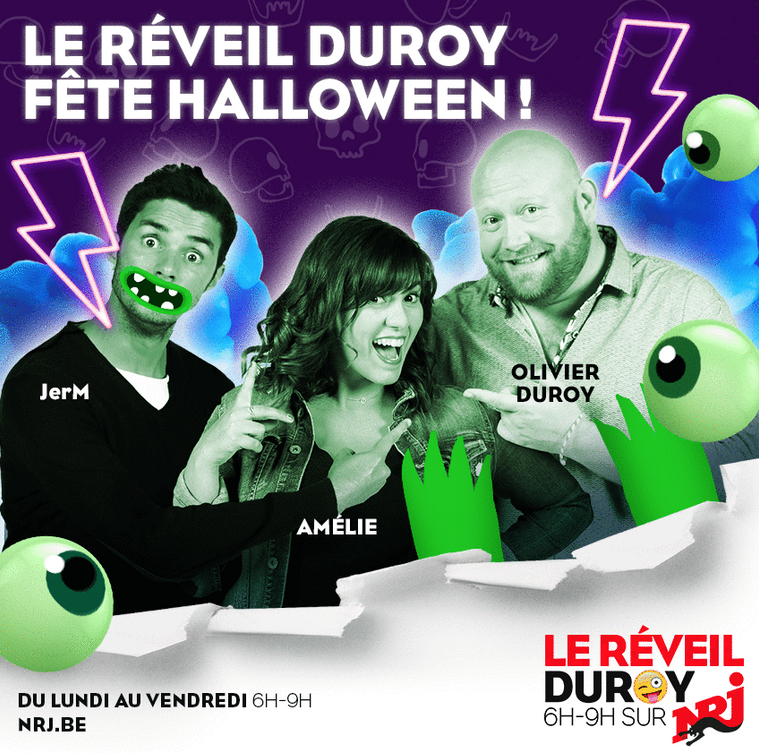 NRJ Belgique : la matinale fête Halloween