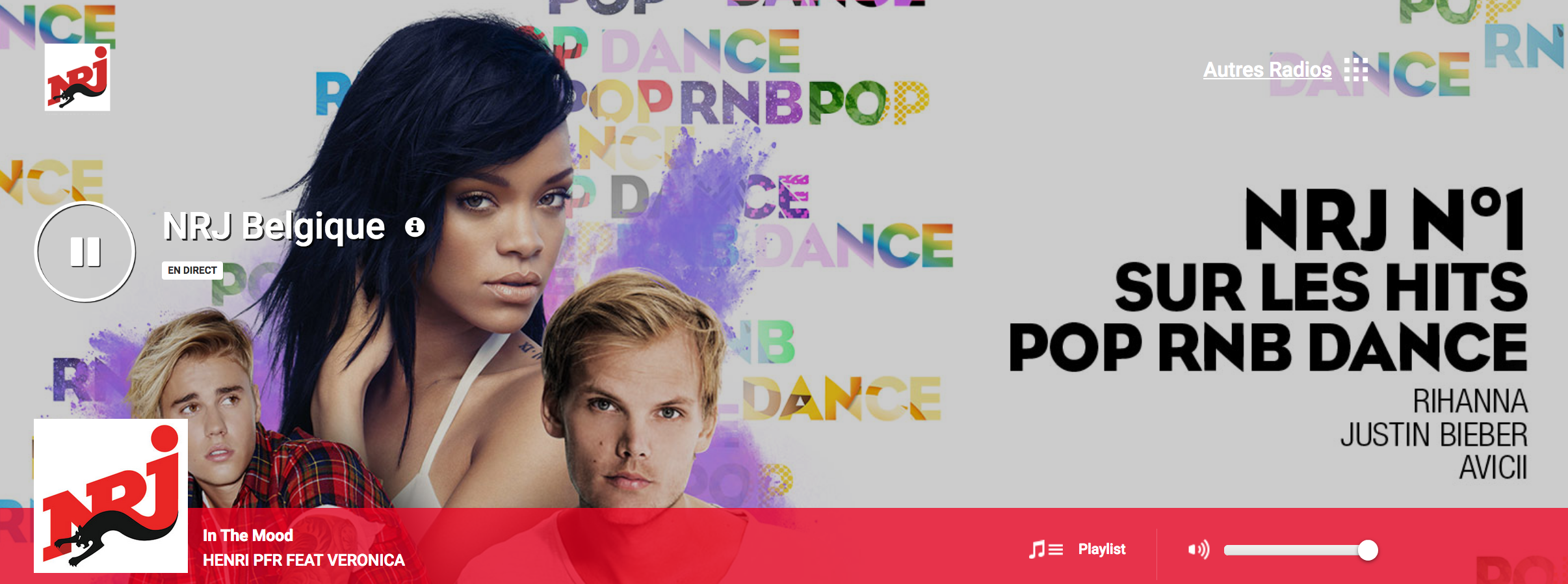 NRJ Belgique rejoint la plateforme Radioplayer.be