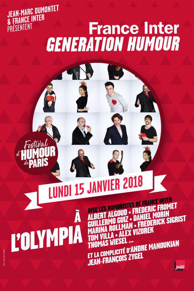 Avoir Images Les Humoristes De France Inter Sur Scene A L Olympia dernière par