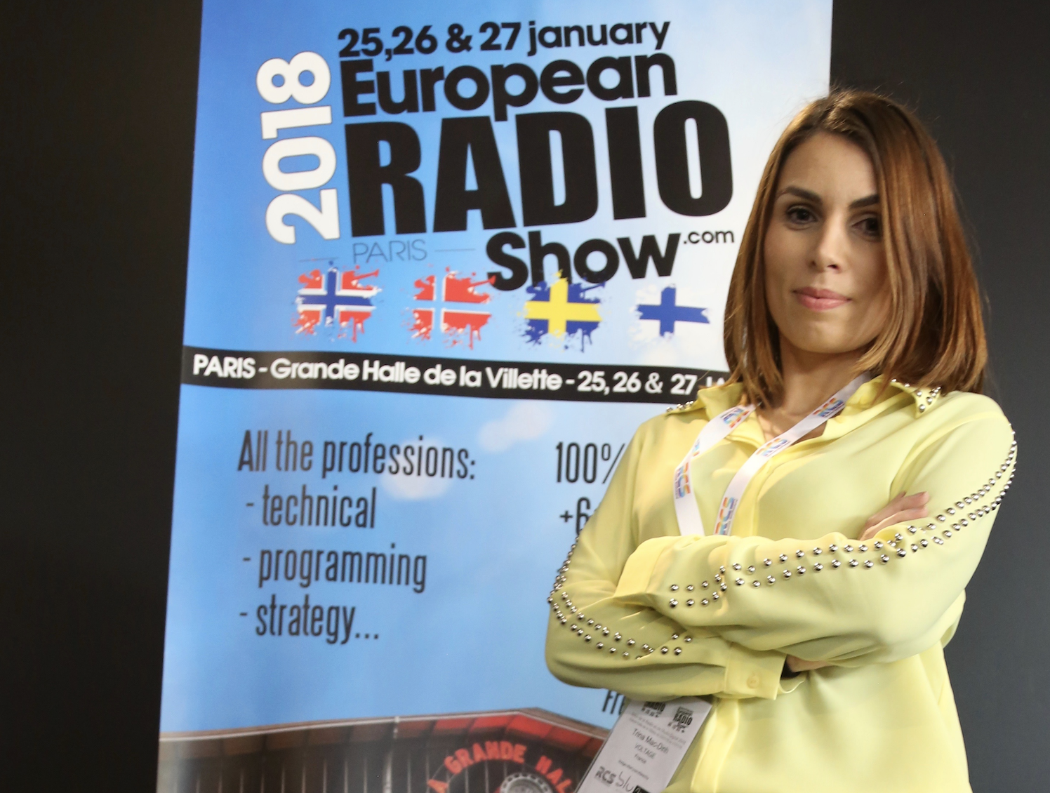 Trina Mac-Dinh est aujourd'hui au micro de Sud Radio © Serge Surpin / La Lettre Pro
