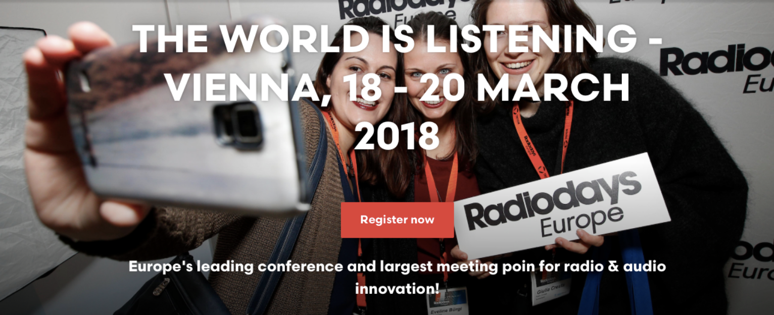 Des conférences à ne pas manquer aux Radiodays 2018