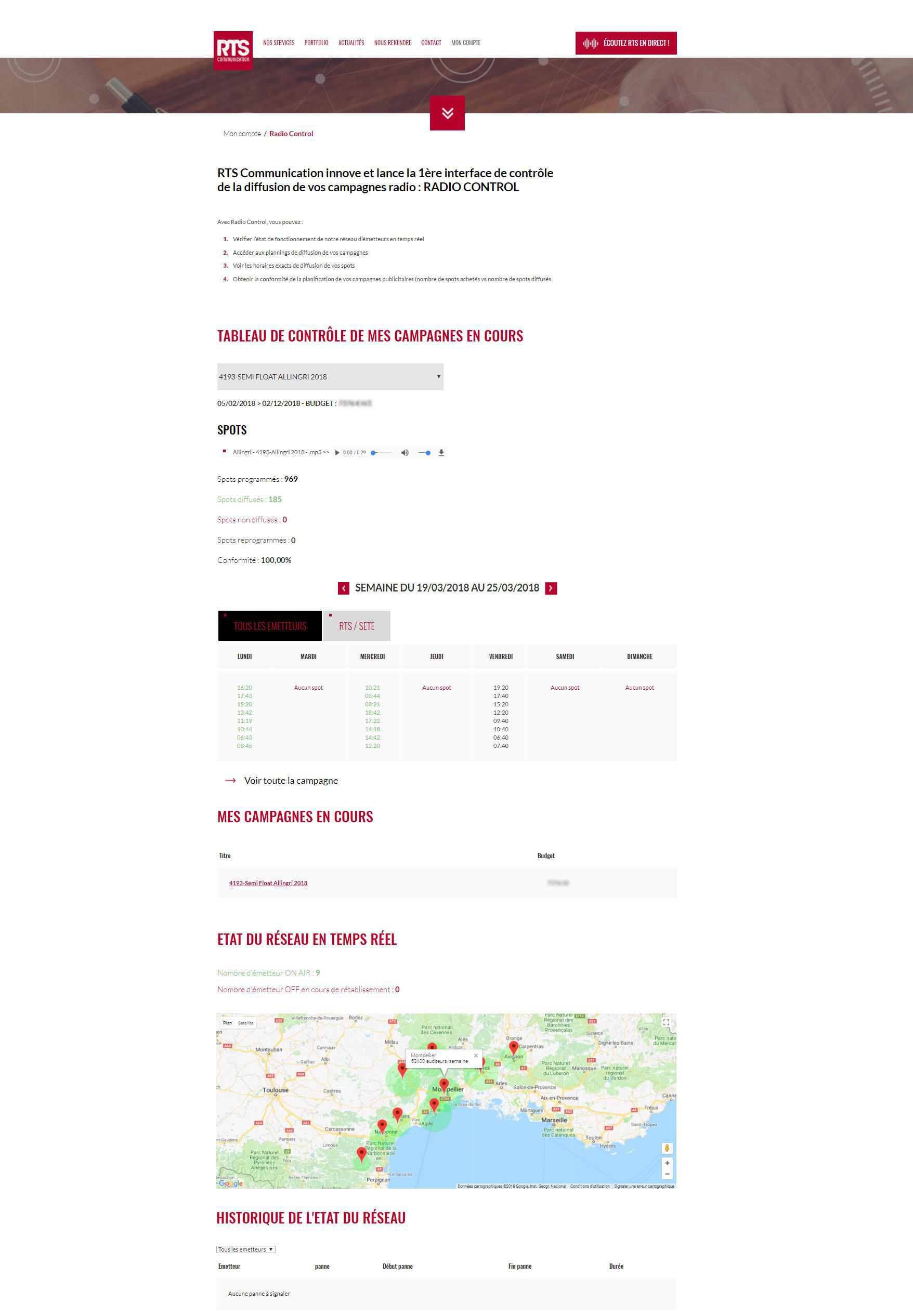 La radio RTS lance l'interface connectée Radio Control