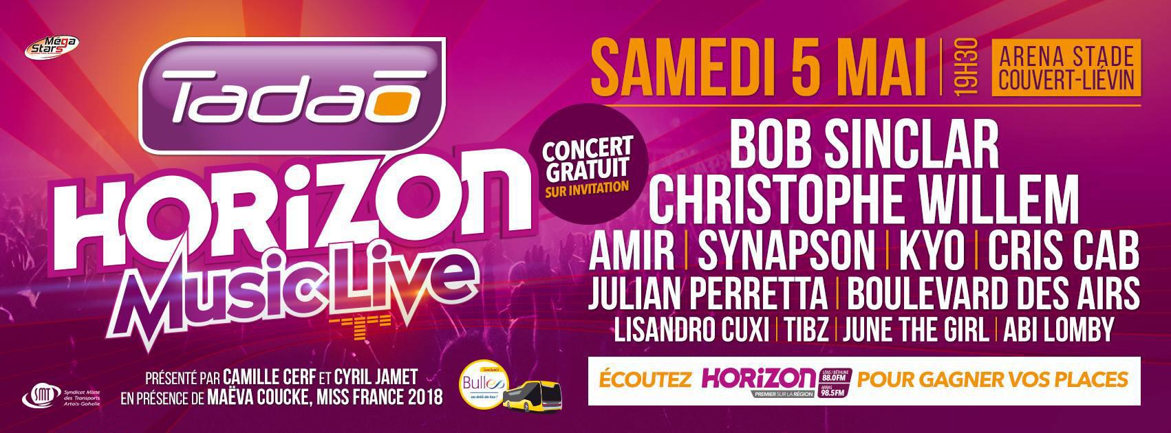 Le concert "Tadao-Horizon Music Live" est complet