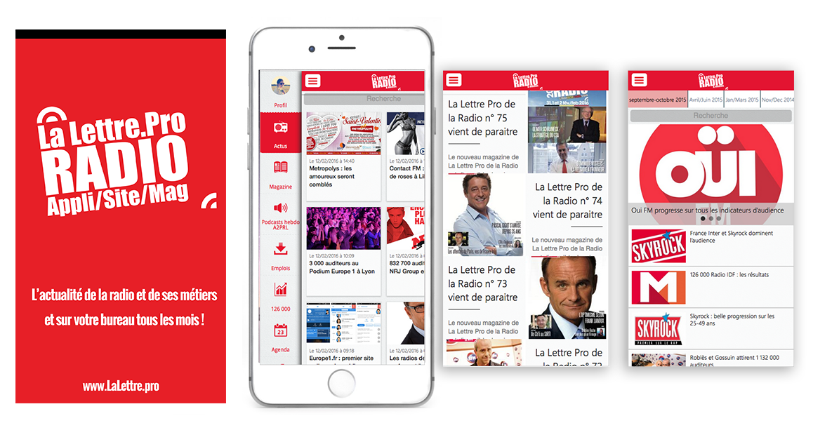 Toute l'actualité radio dans votre poche