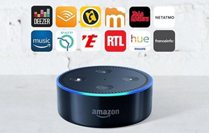 Amazon Echo domine le marché. Depuis son lancement en France, de nombreuses radios ont intégré le service.