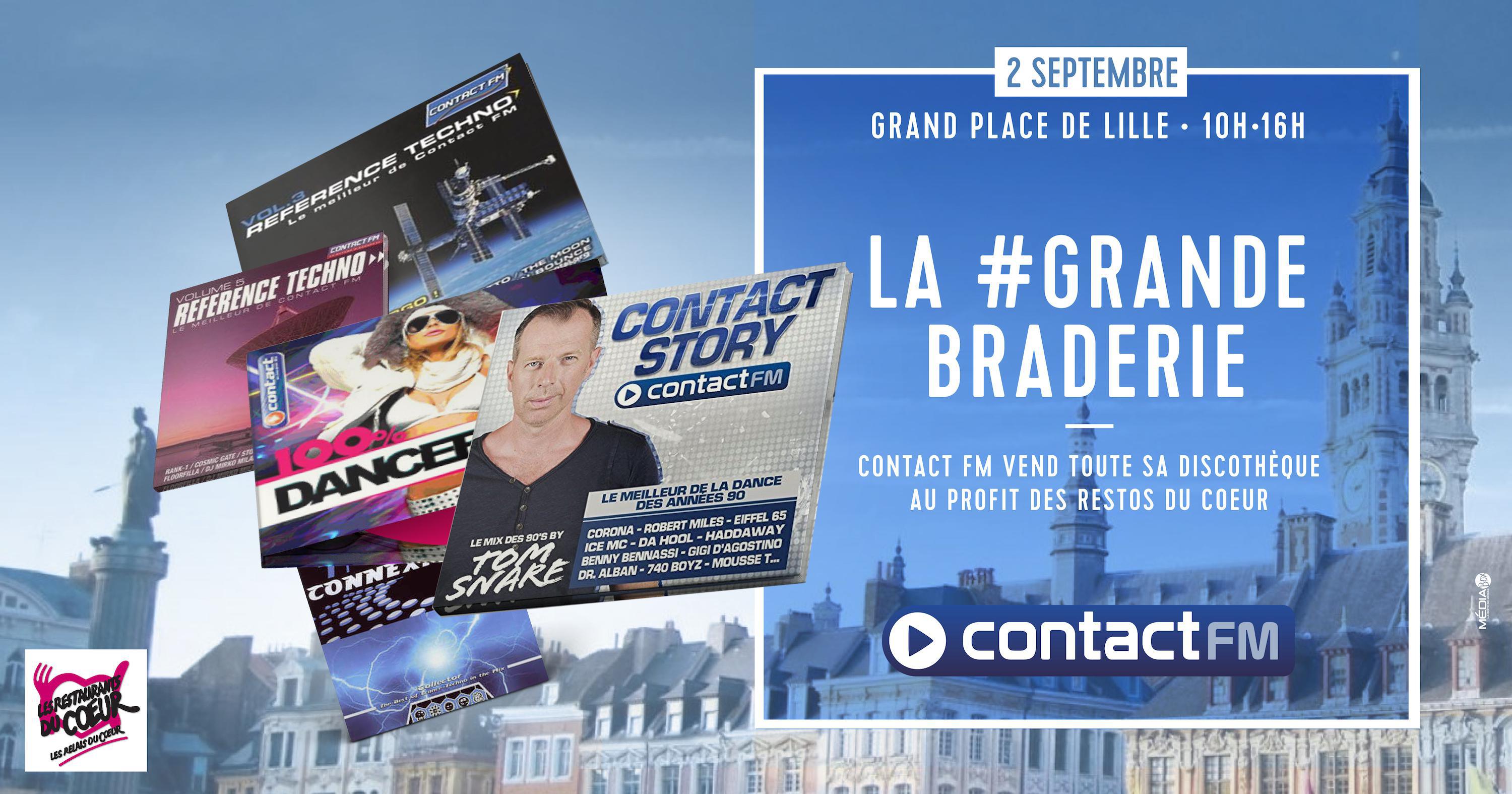 Contact FM fait sa braderie au profit des Restos du Coeur