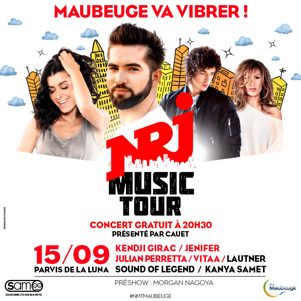 Maubeuge accueille une étape du NRJ Music Tour
