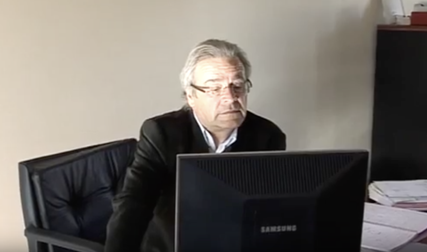 Jean Chapron a dirigé Ouest FM pendant 30 ans / Photo capture YouTube Didier Leroy