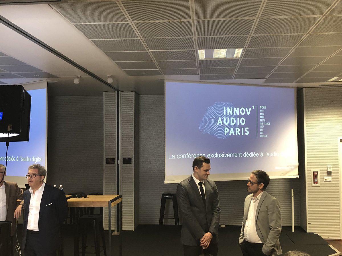 La première conférence Innov'Audio réunissant les grands acteurs du marché ce mardi 6 novembre à Paris.