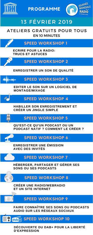 Écoutez Radio Unesco aujourd'hui entre 11h et 16h