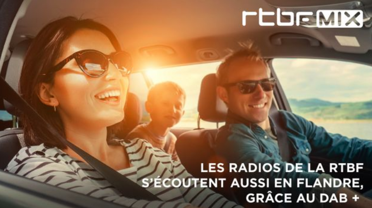 RTBF MIX s'écoute en Flandre, grâce au DAB+