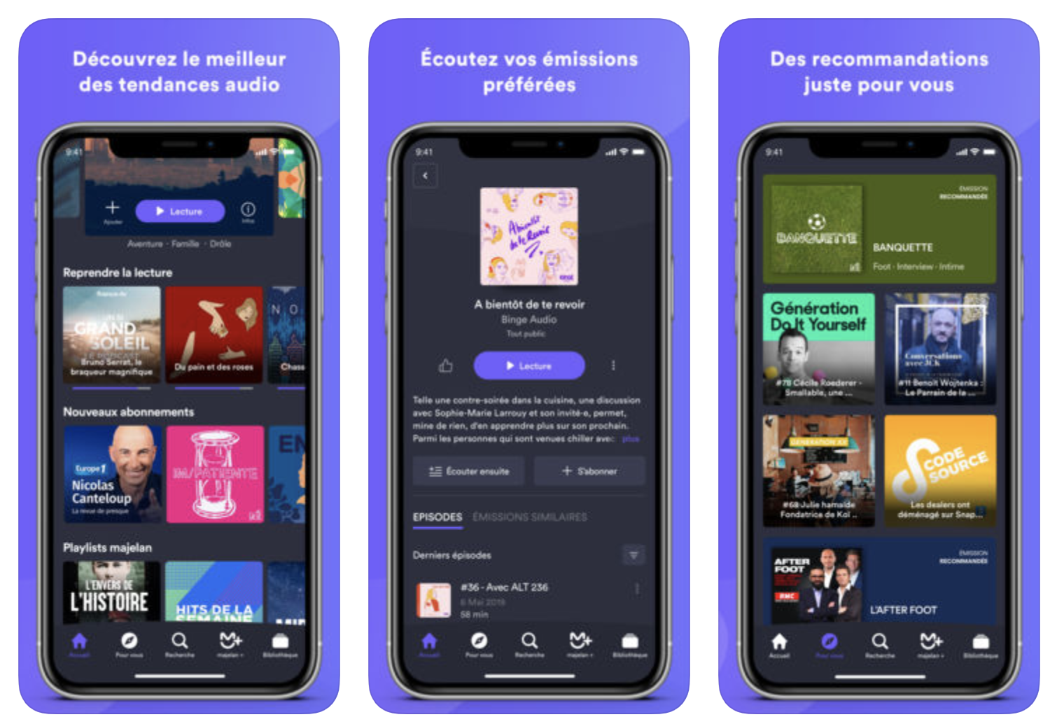 L'application gratuite est disponible dans 50 pays et propose 280 000 contenus.