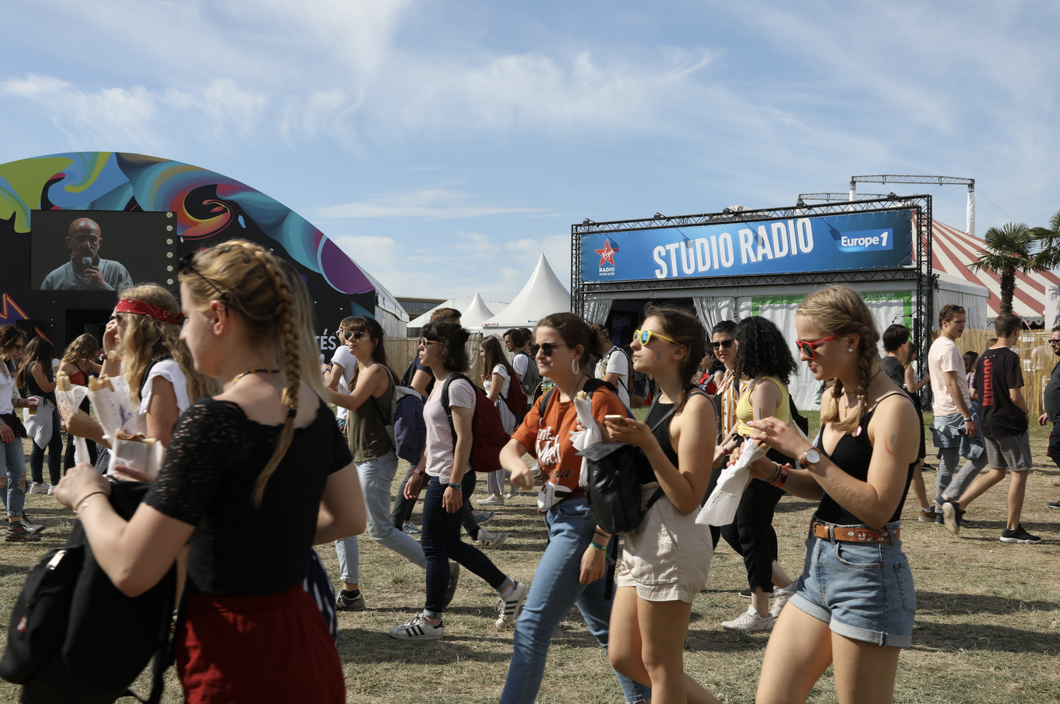 Ce week-end, Europe 1 et Virgin Radio se montrent à Solidays © Marie Etchegoyen / Capa Pictures – Europe 1