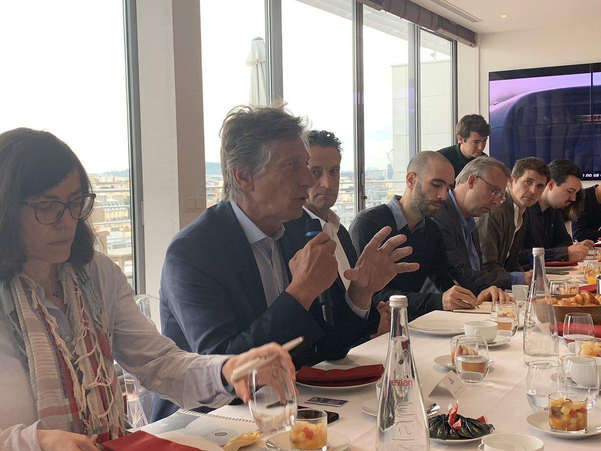 Nicolas de Tavernost (M6) a la conférence de rentrée de RTL.