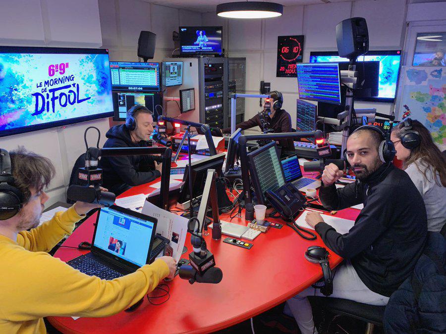 "Le Morning de Difool", la matinale de Skyrock © Twitter Skyrock
