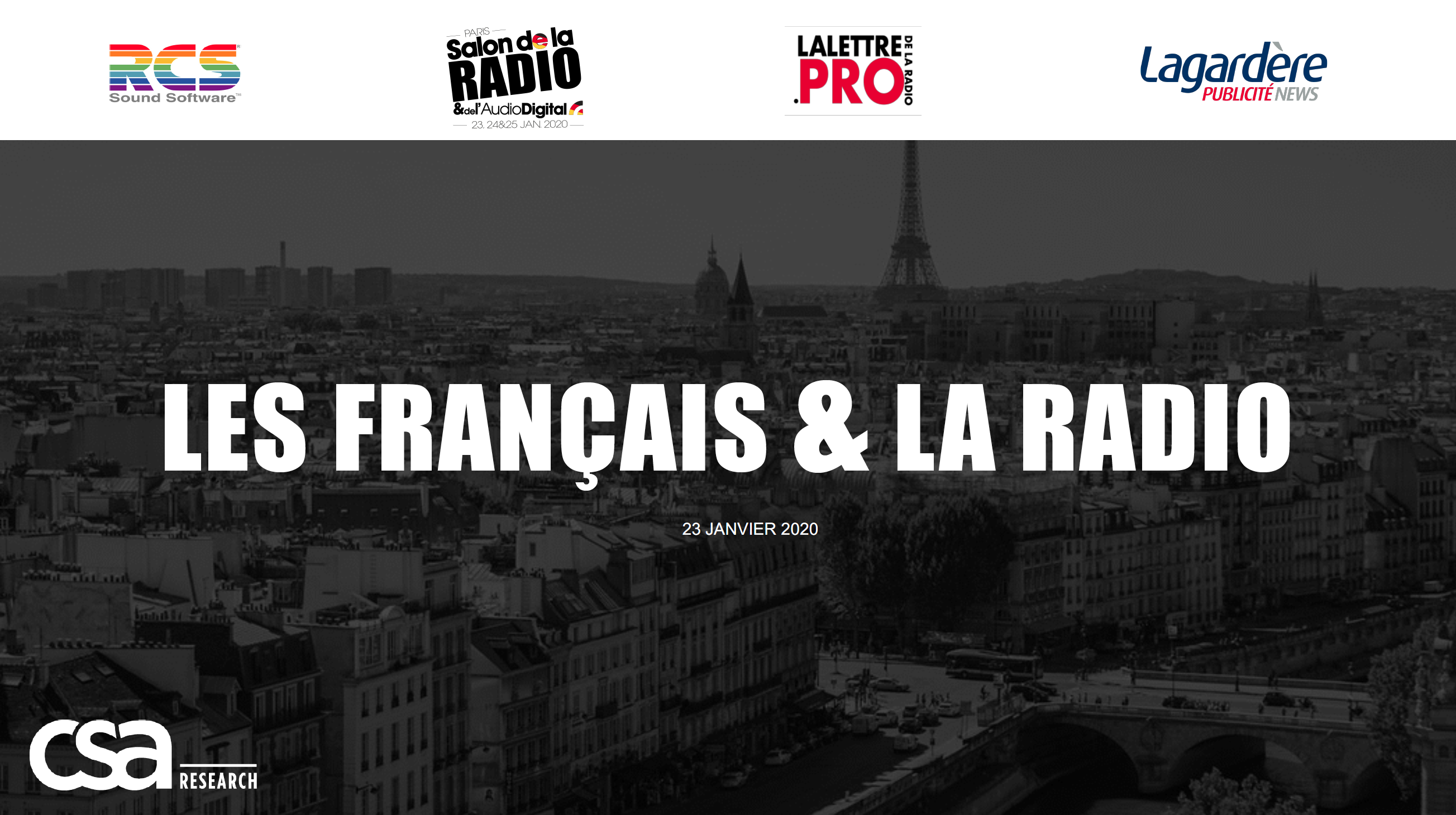 Etude exclusive : les Français fortement attachés à la radio